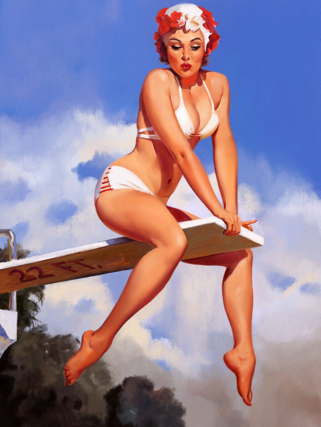 Pin up girl картинки