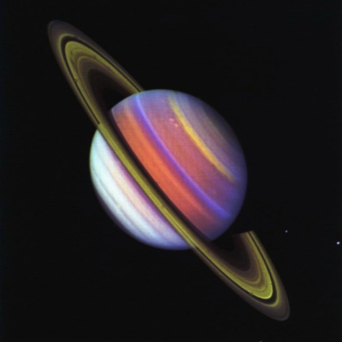 Сатурн цвет планеты