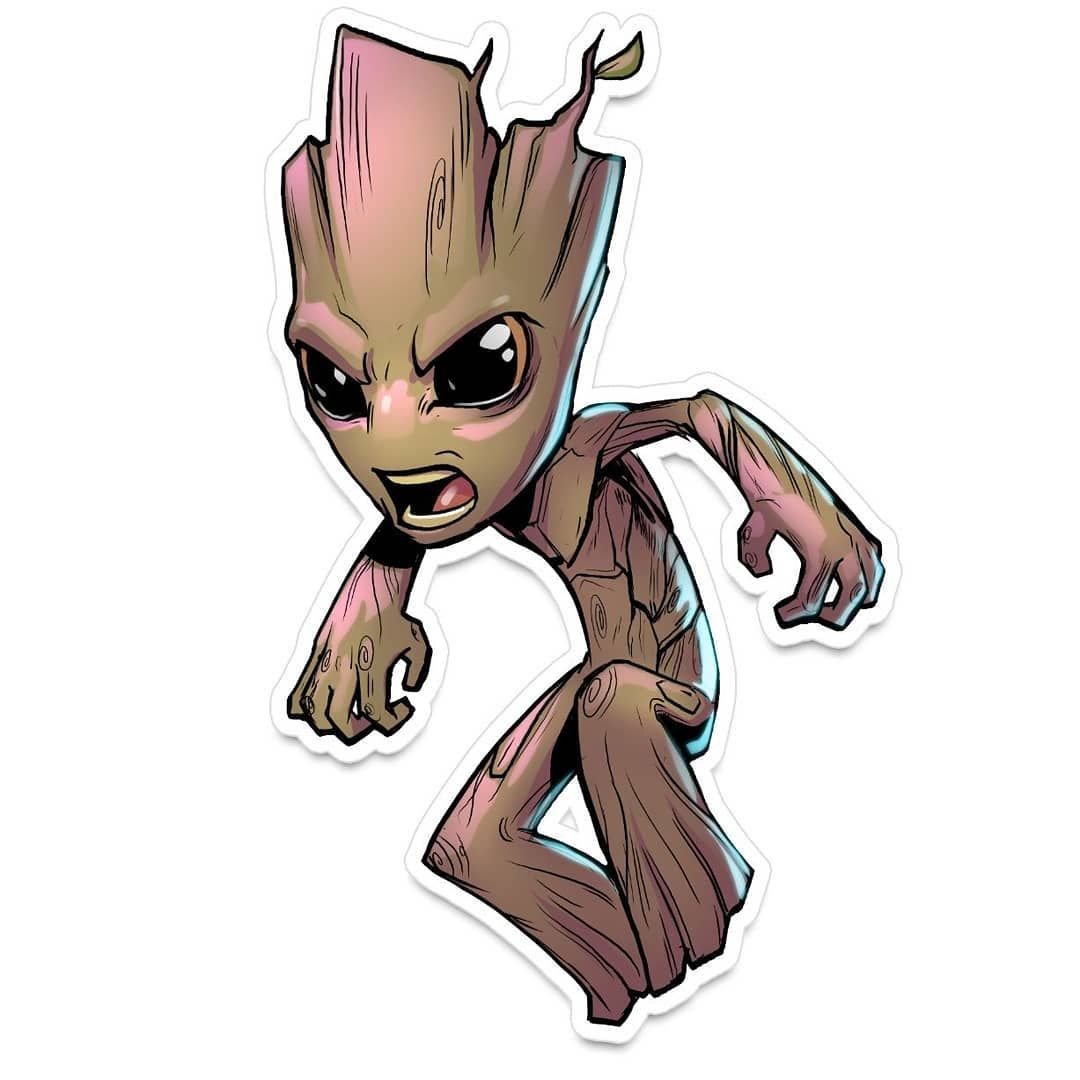 I am groot рисунок