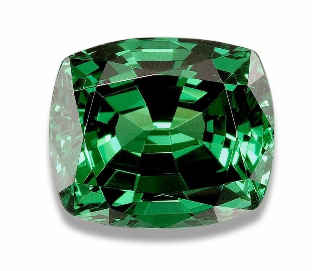 Зеленый камень полудрагоценный изумруд