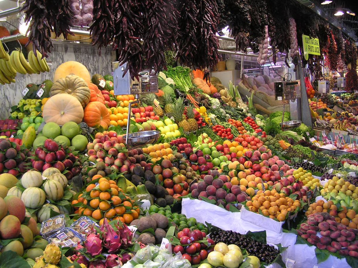 Рынок фруктов