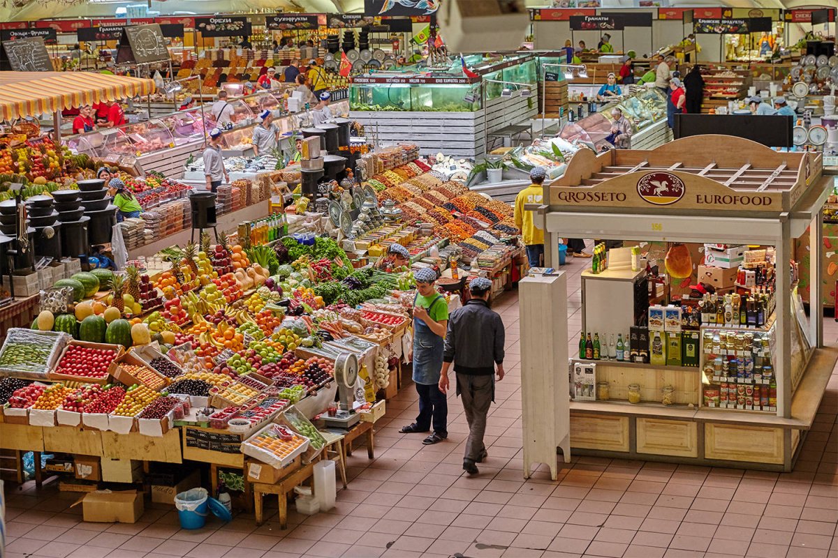 Московские рынки продуктов