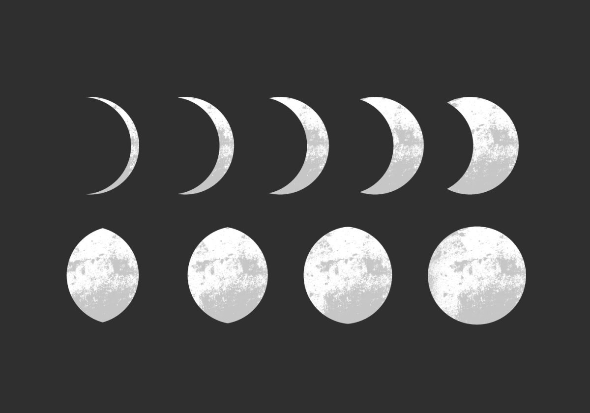Фазы Луны картинки