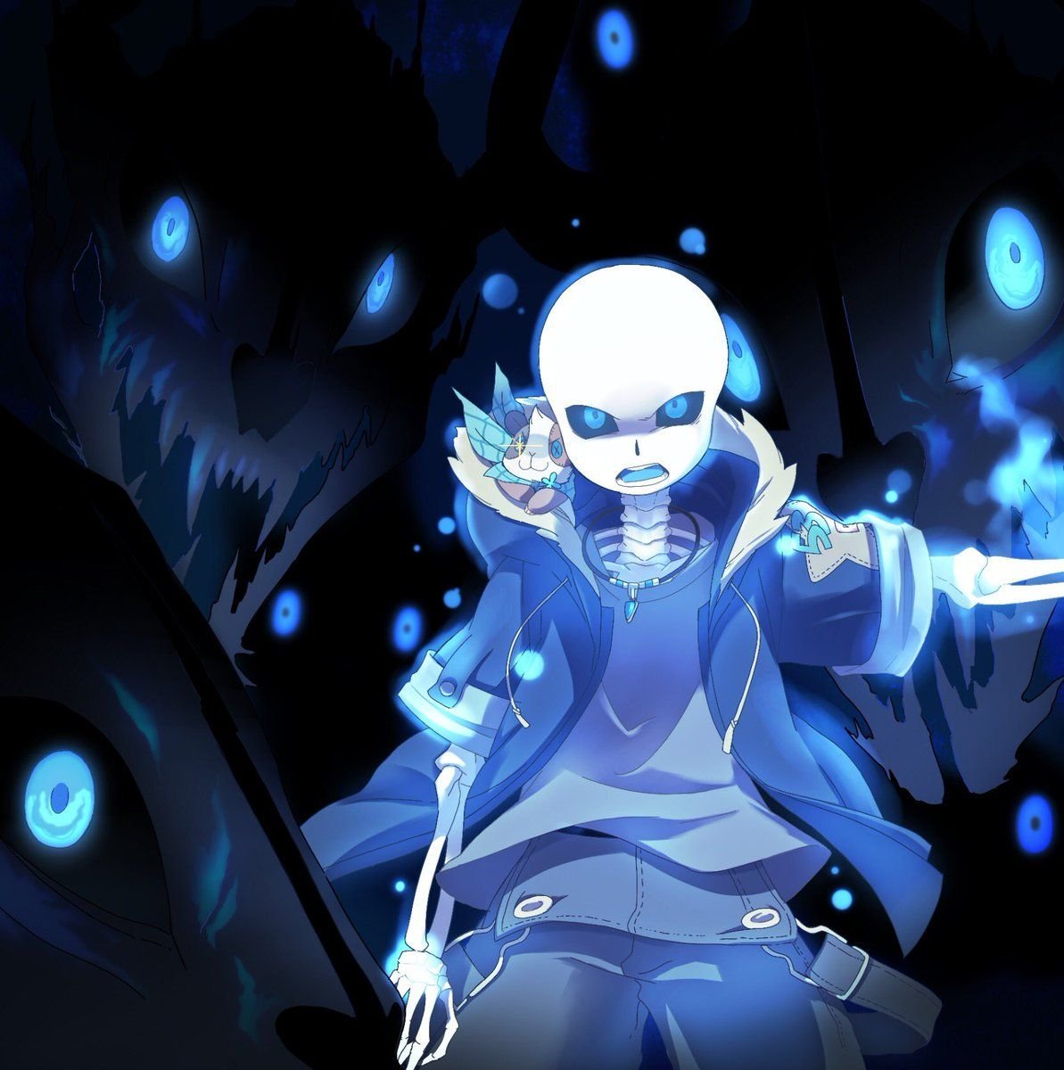 Half a Torn Soul- Underverse Cross!Sans