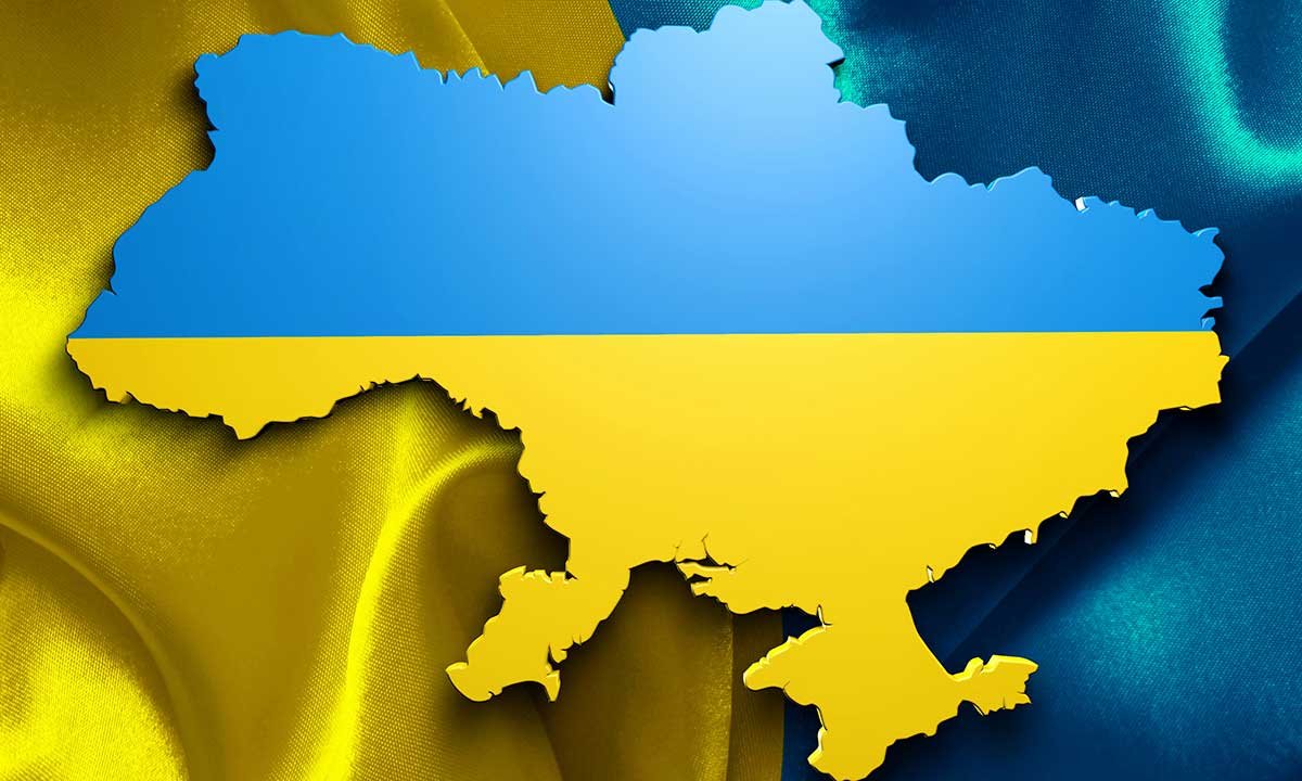 Украина флаг карта картинки