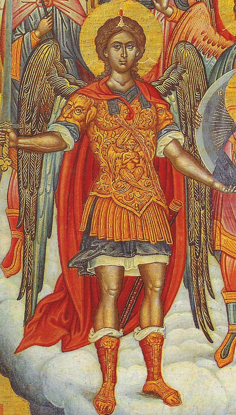 Икона Архангел Михаил Византийский музей Афины
