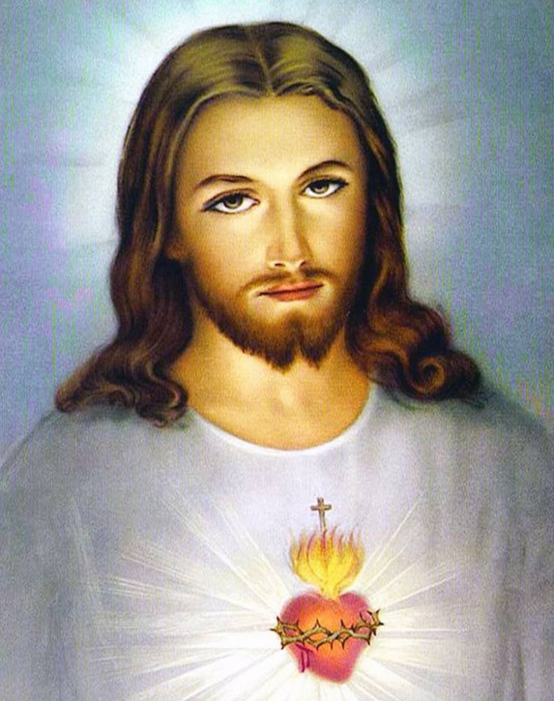 Католическая икона Иисуса Христа
