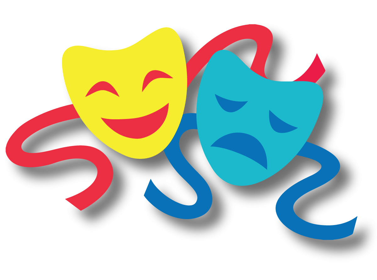 Театральные маски для детей в детском. Театральные маски. Символ театра. Маски символ театра. Театральные маски для детей.