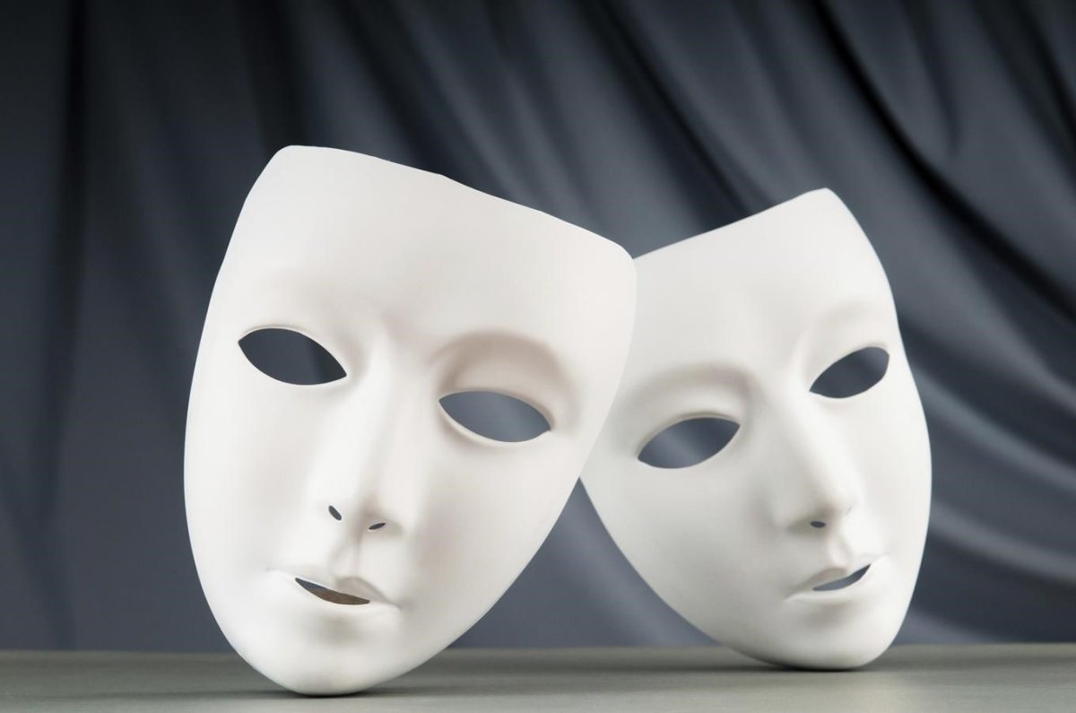 две театральные маски картинки