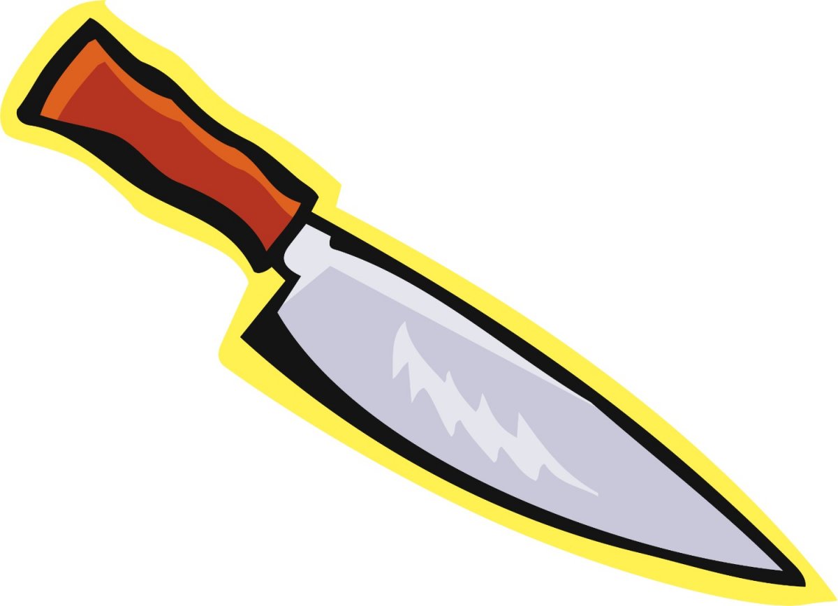 Нож иллюстрация для детей