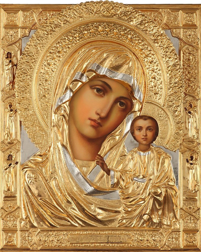 Икона Казанской Божией матери Правикон
