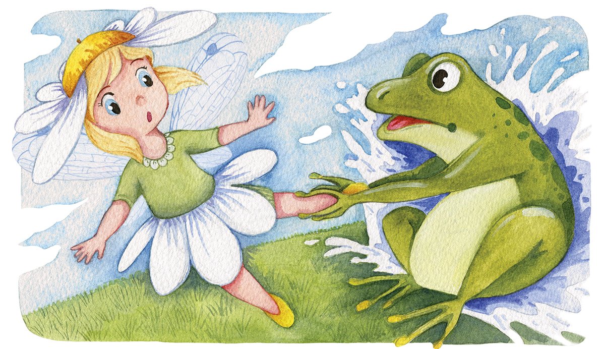 Девочка и жаба