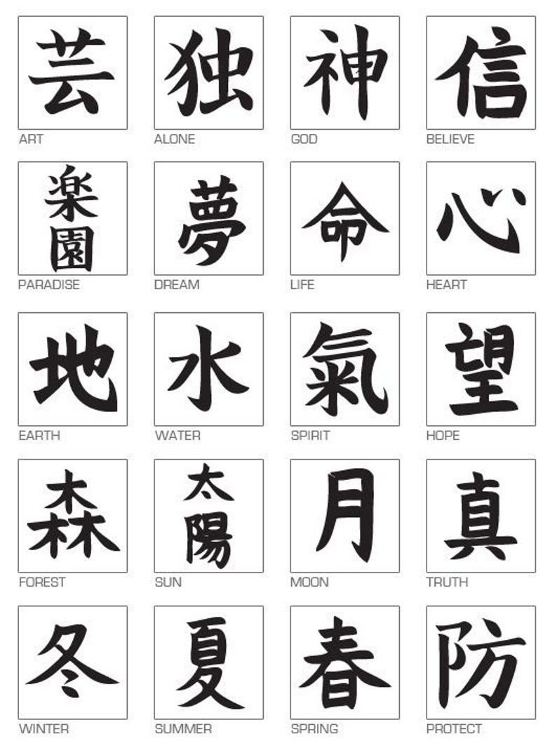 Символы Китая иероглифы