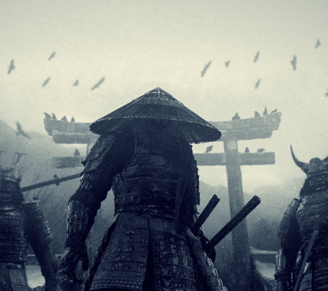 черно белый самурай для стима фото 113