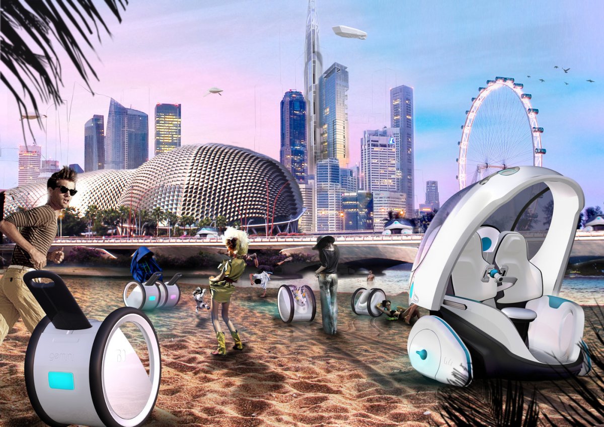 Город будущего транспорт
