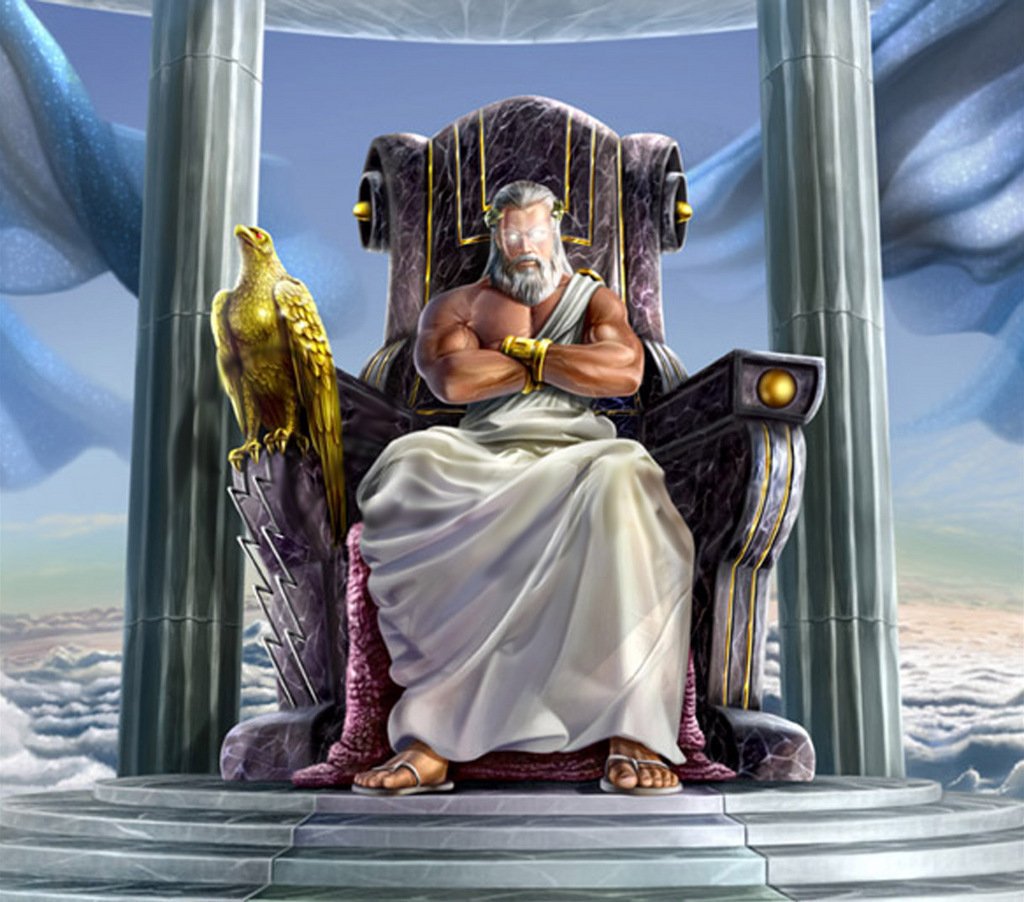 трон зевса на горе олимп