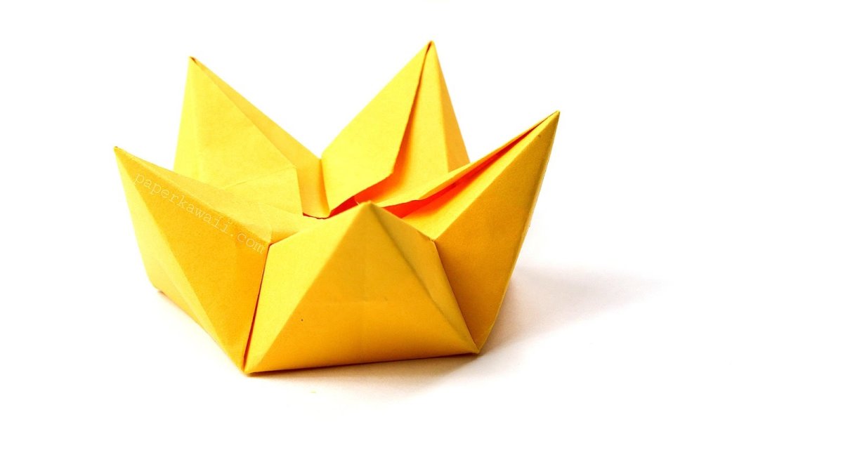 Оригами много