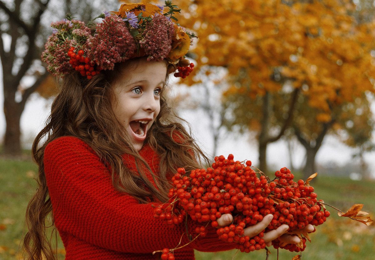 необычные фотографии с осенними листьями