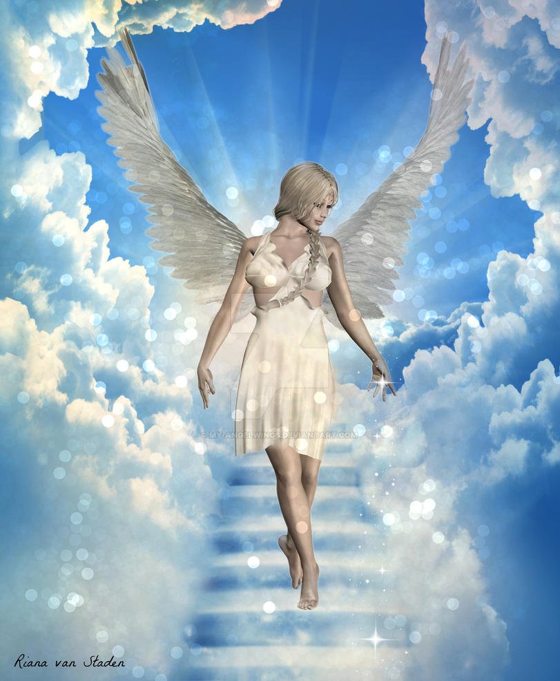 Ангел в небе