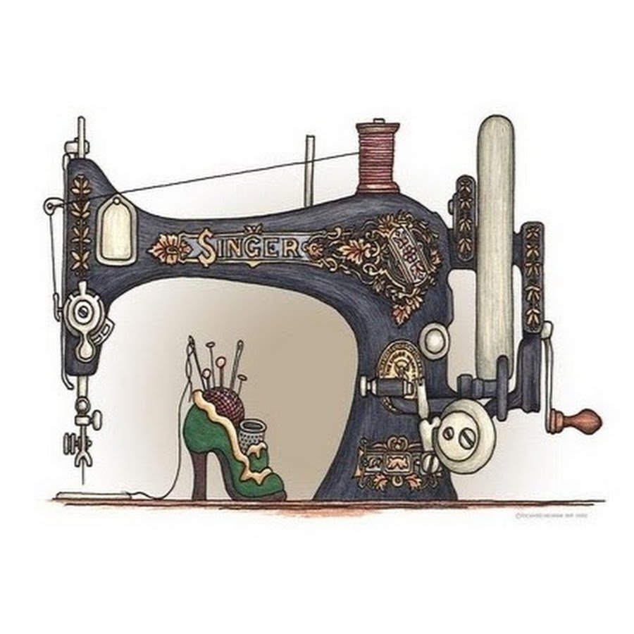 Зарисовка швейной машинки