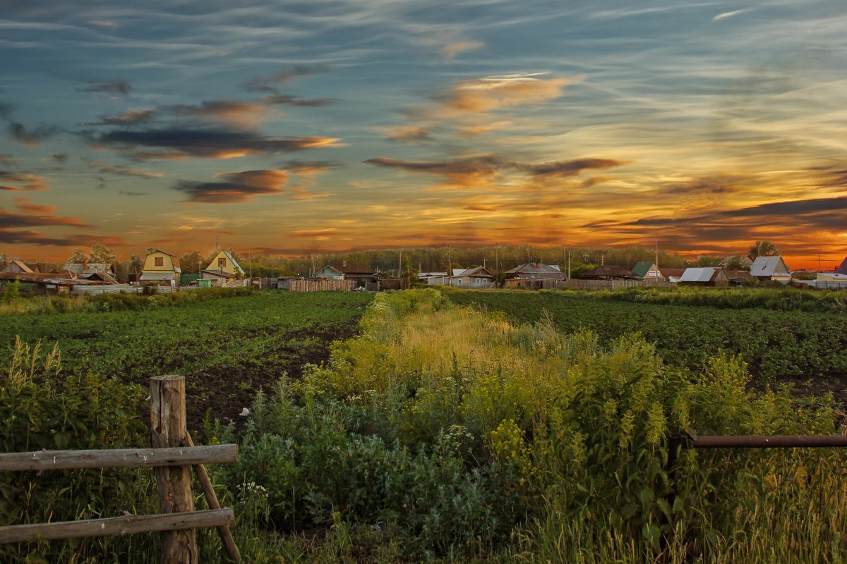 Деревенские пейзажи картинки фото