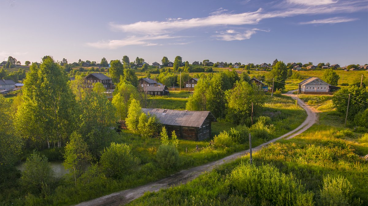 Красивое село фото