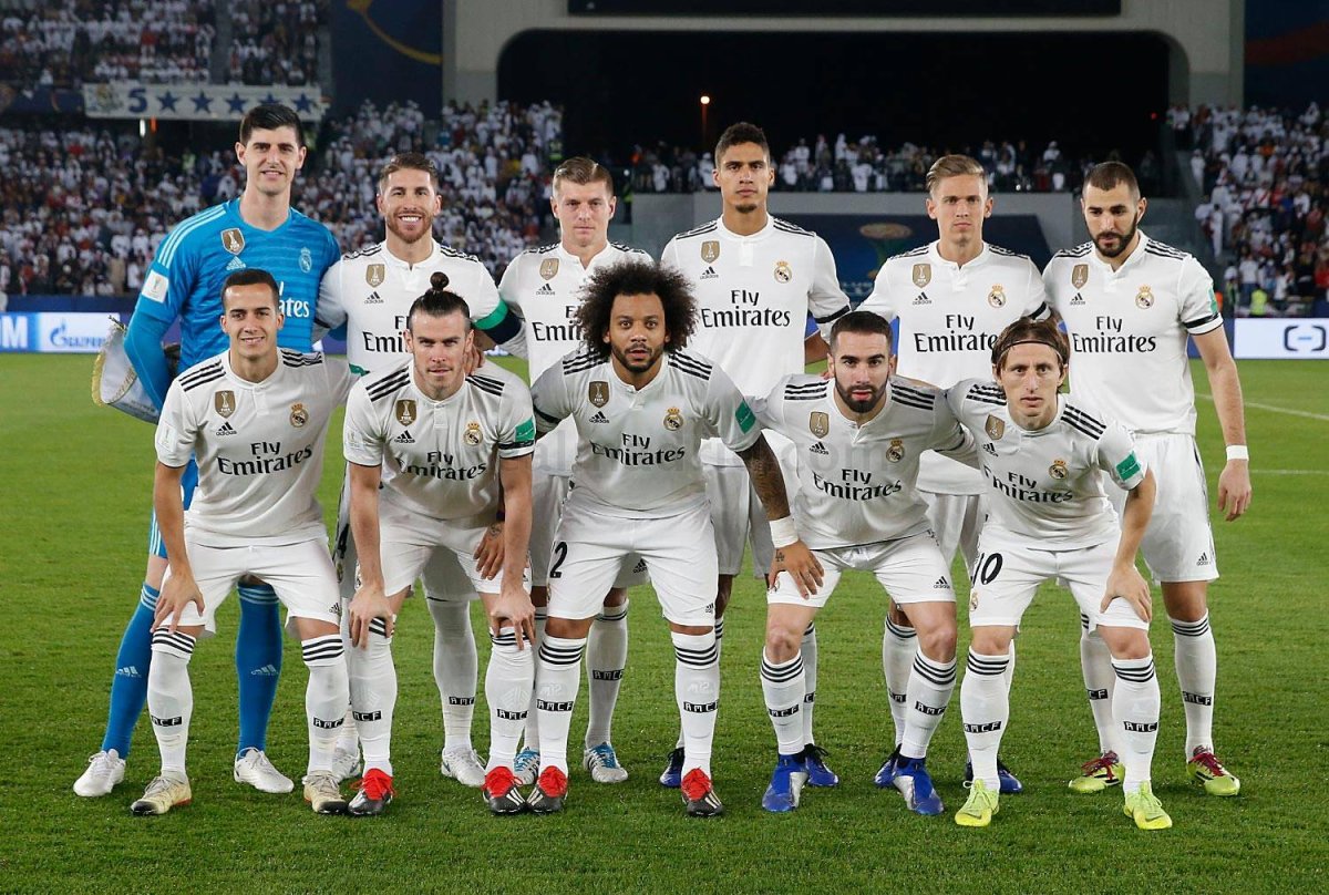 Футбольная команда Реал Мадрид
