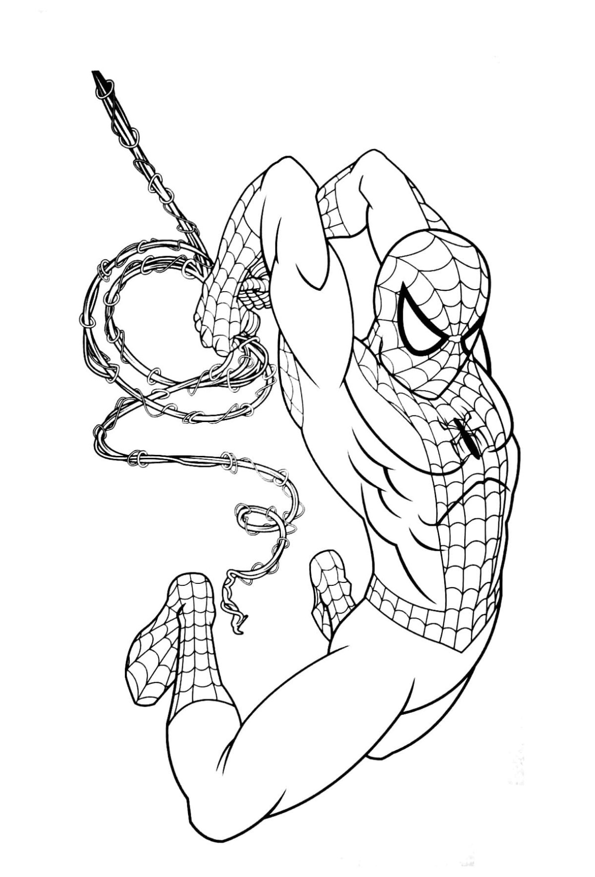 Марвел раскраска человек паук 2099