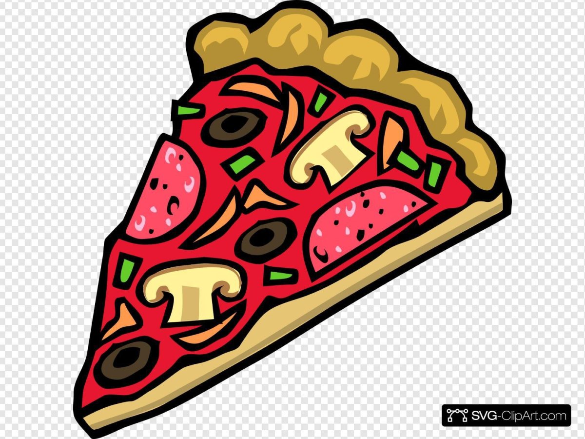 Пицца в стиле поп арт