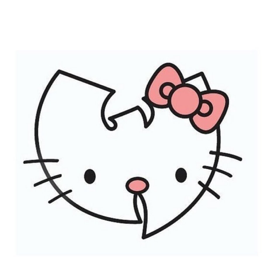 Картинки hello kitty для срисовки