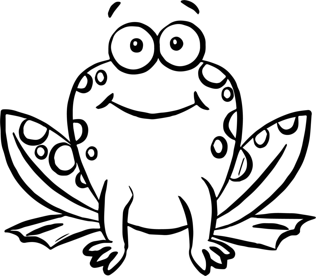 Лягушка рисунок для детей