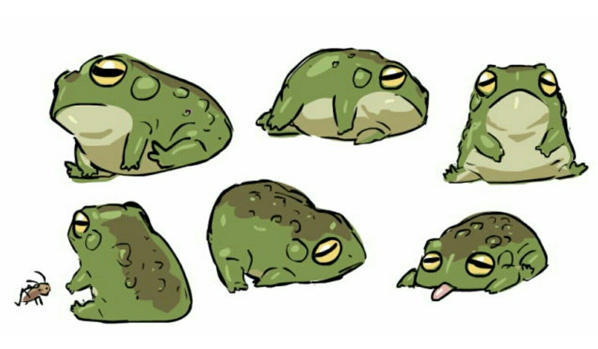 картинки для срисовки легкие лягушки милые