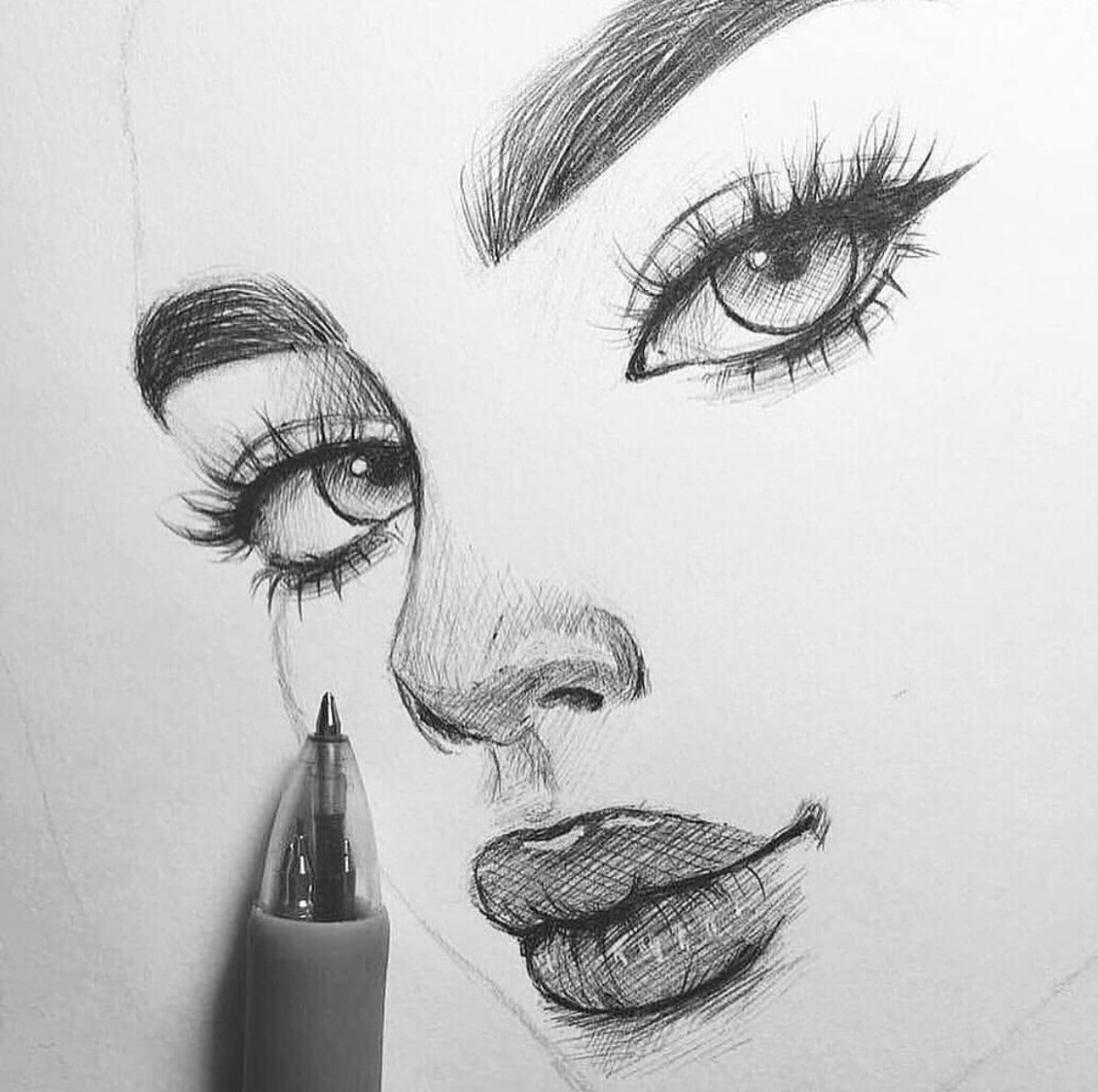 Нарисовать рисунок карандашом