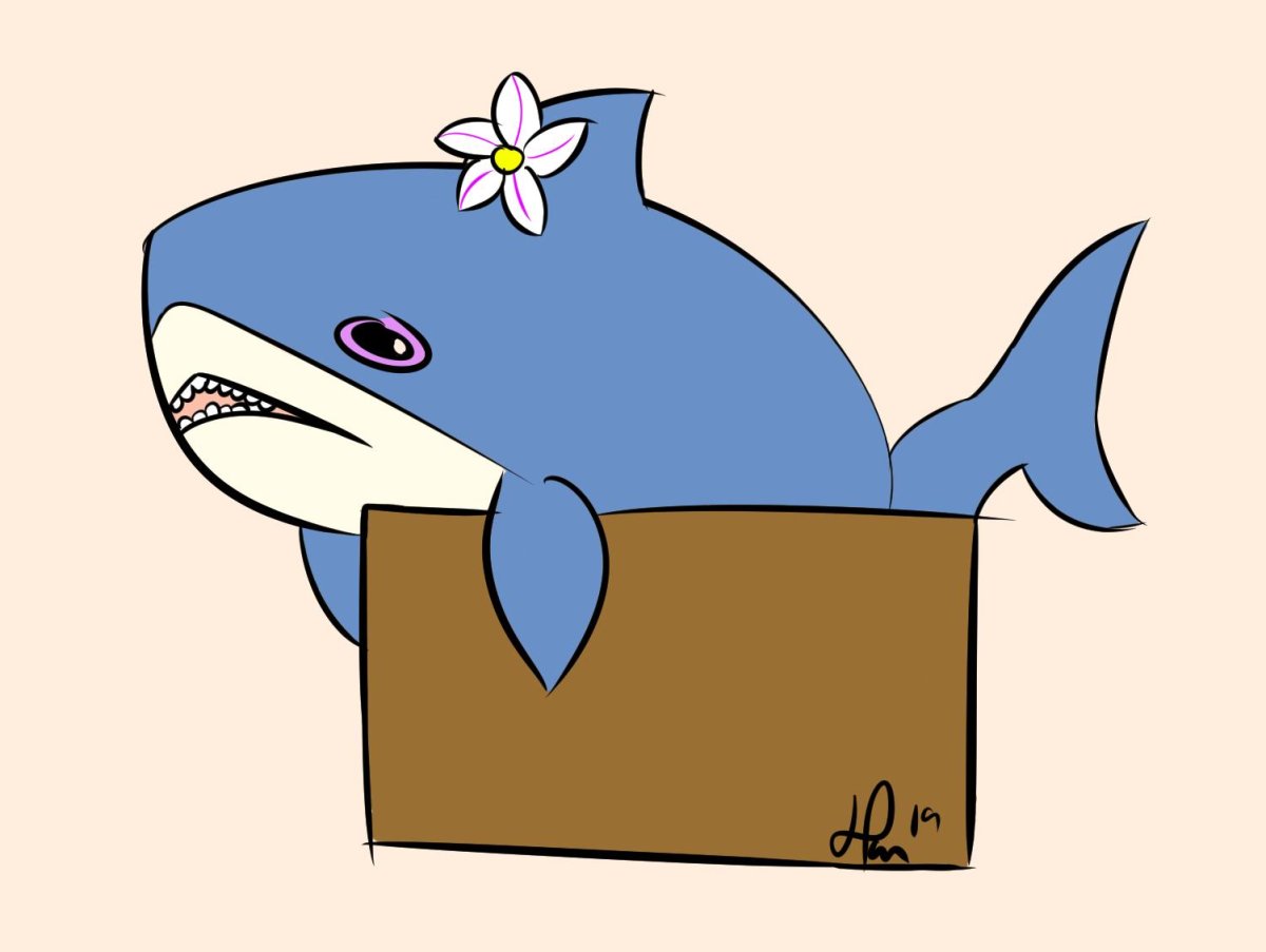 Акула из Икеи рисунок