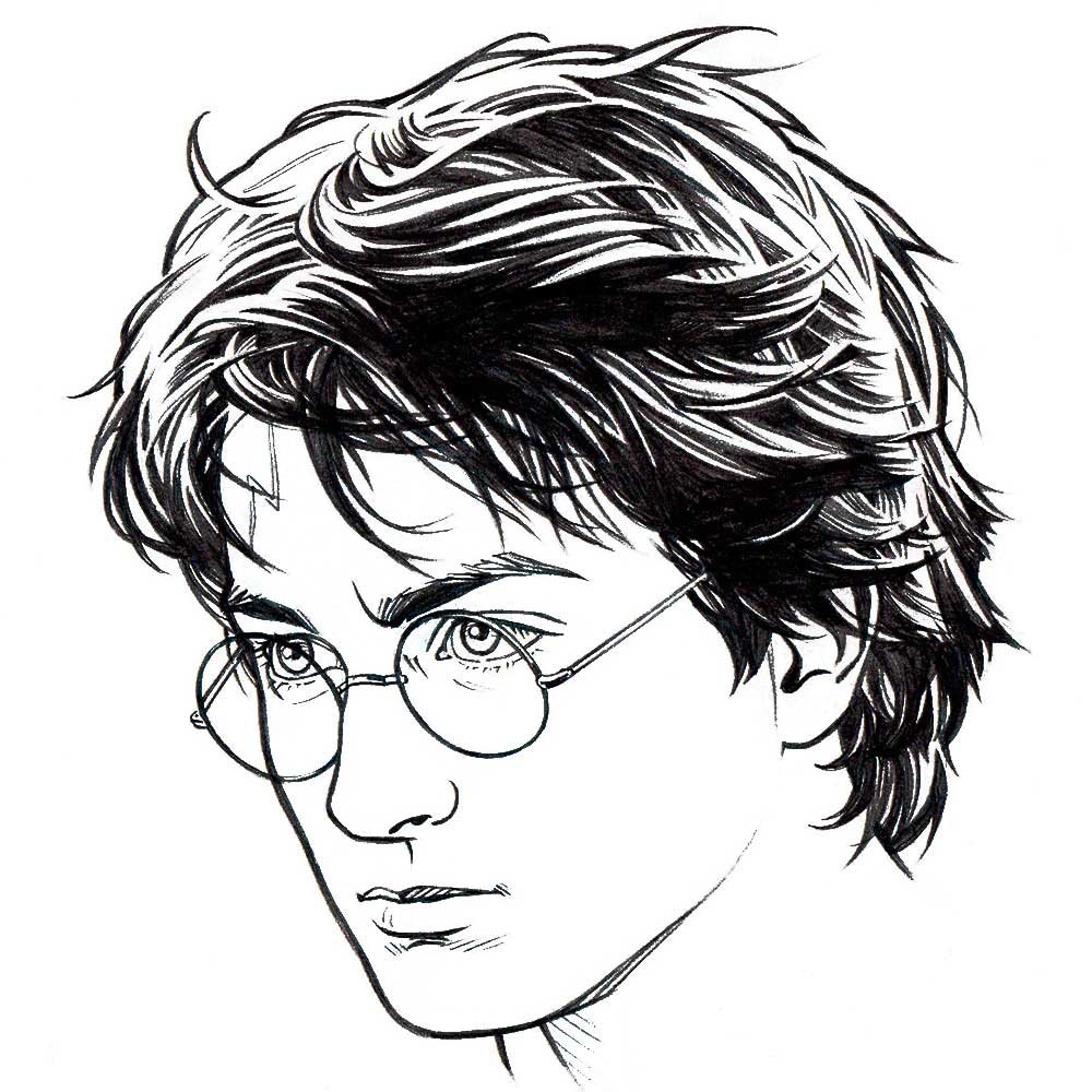Гарри Поттер рисунки Гарри