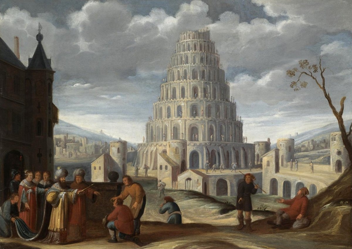 Хендрик Ван клеве Вавилонская башня