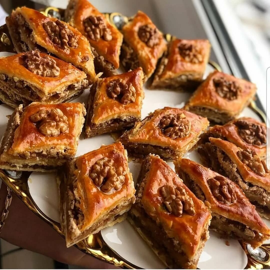 Пахлава рецепт классический с грецким орехом фото пошагово