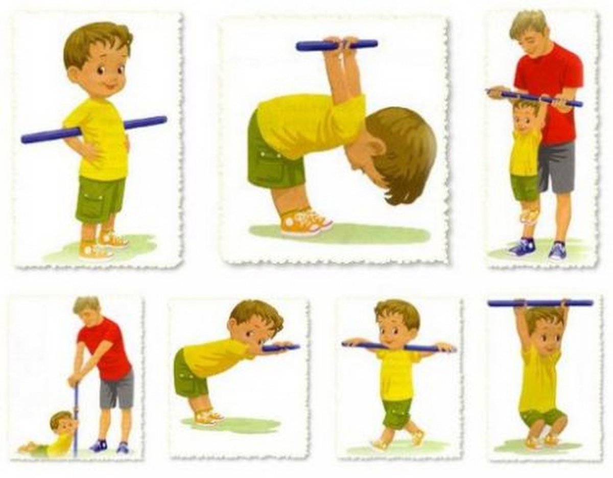 Упражнения на осанку для дошкольников