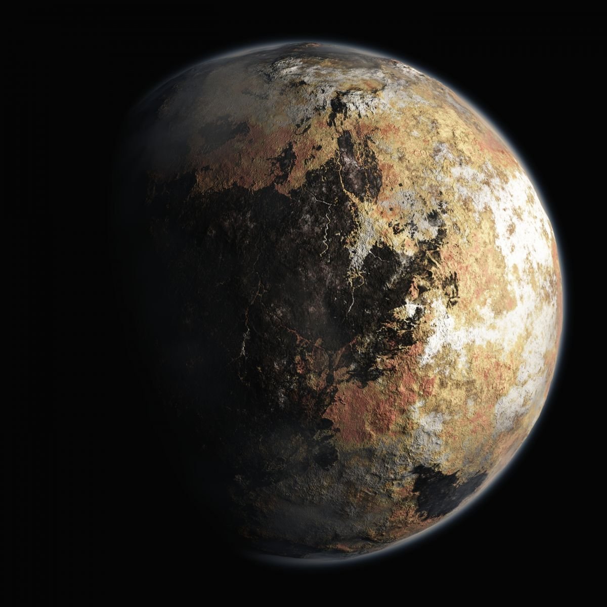 Плутон планета фото из космоса