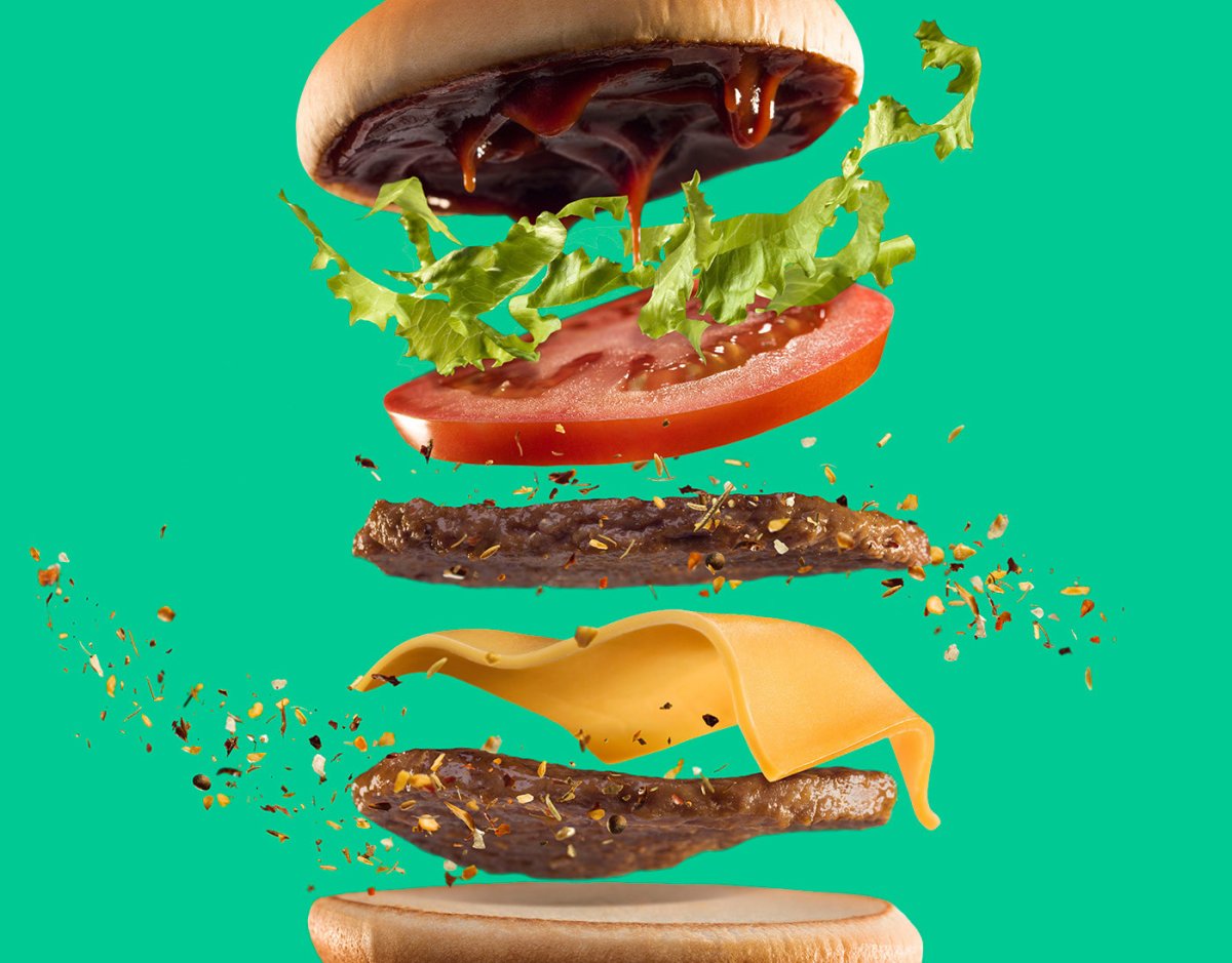 Креативный гамбургер