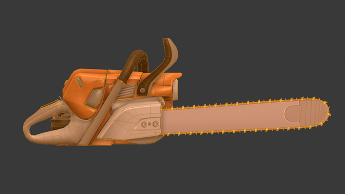 Пила референс. Бензопила Low Poly 3d. Бензопила Chainsaw. Модель бензопилы CS 1.6. Лоу Поли 3d модель пилы.