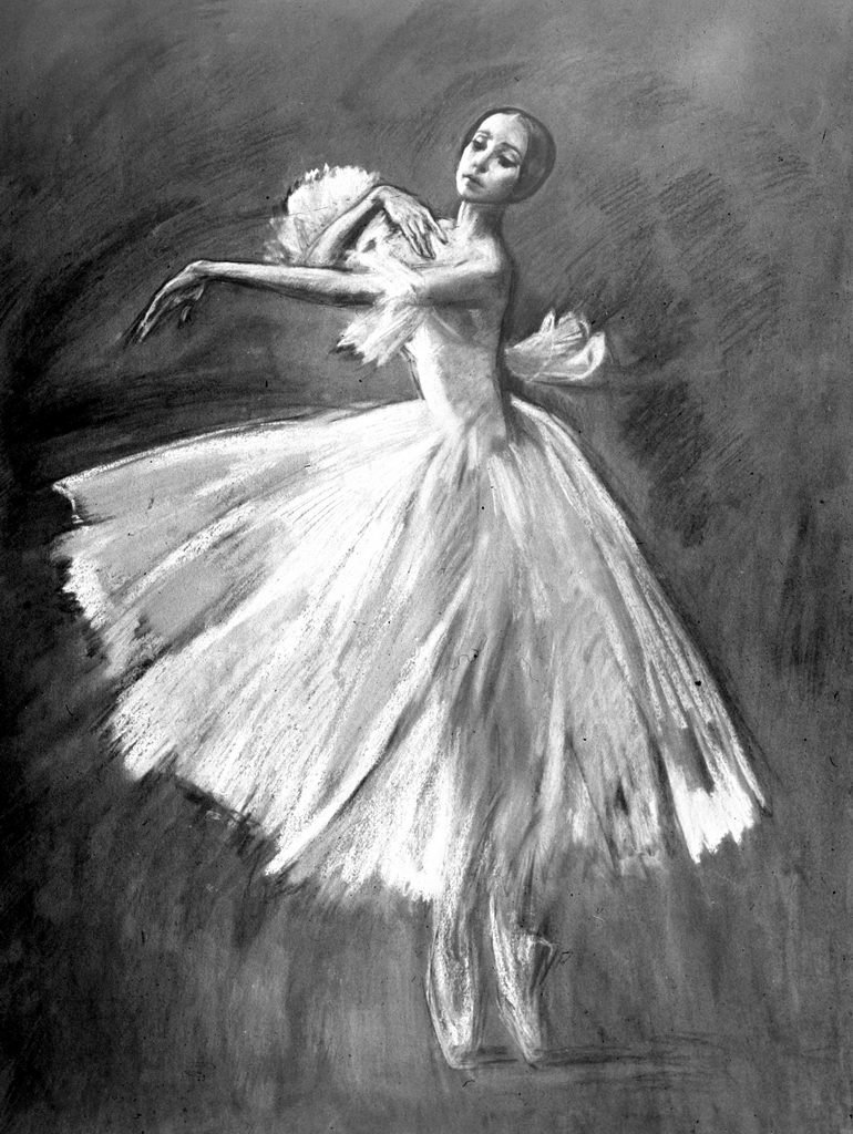 Балерина картины художника Косорукова