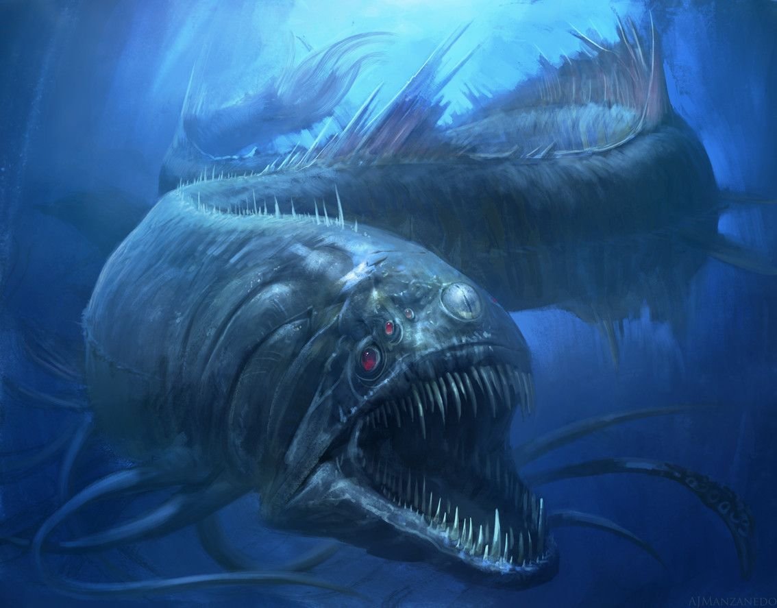 Морские глубоководные чудовища