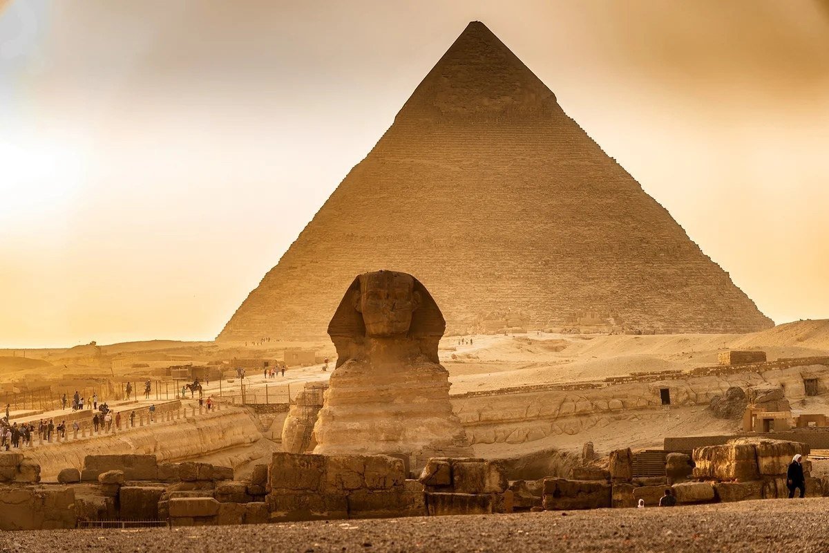Пирамида Хуфу (Хеопса) в Египте