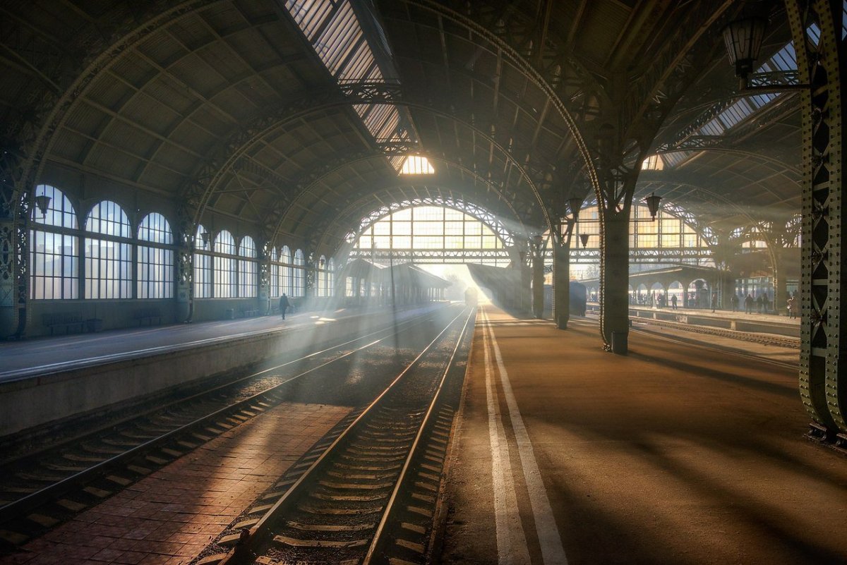 Витебский вокзал Санкт-Петербург перрон