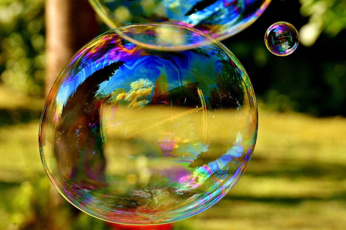 Необычные мыльные пузыри