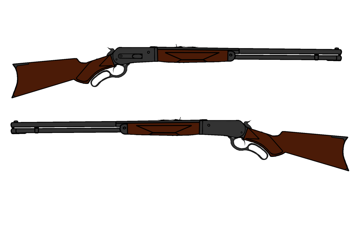 Винчестер оружие рисунок карандашом
