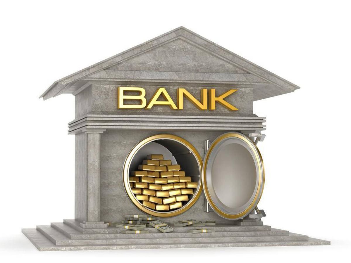 Банк на прозрачном фоне