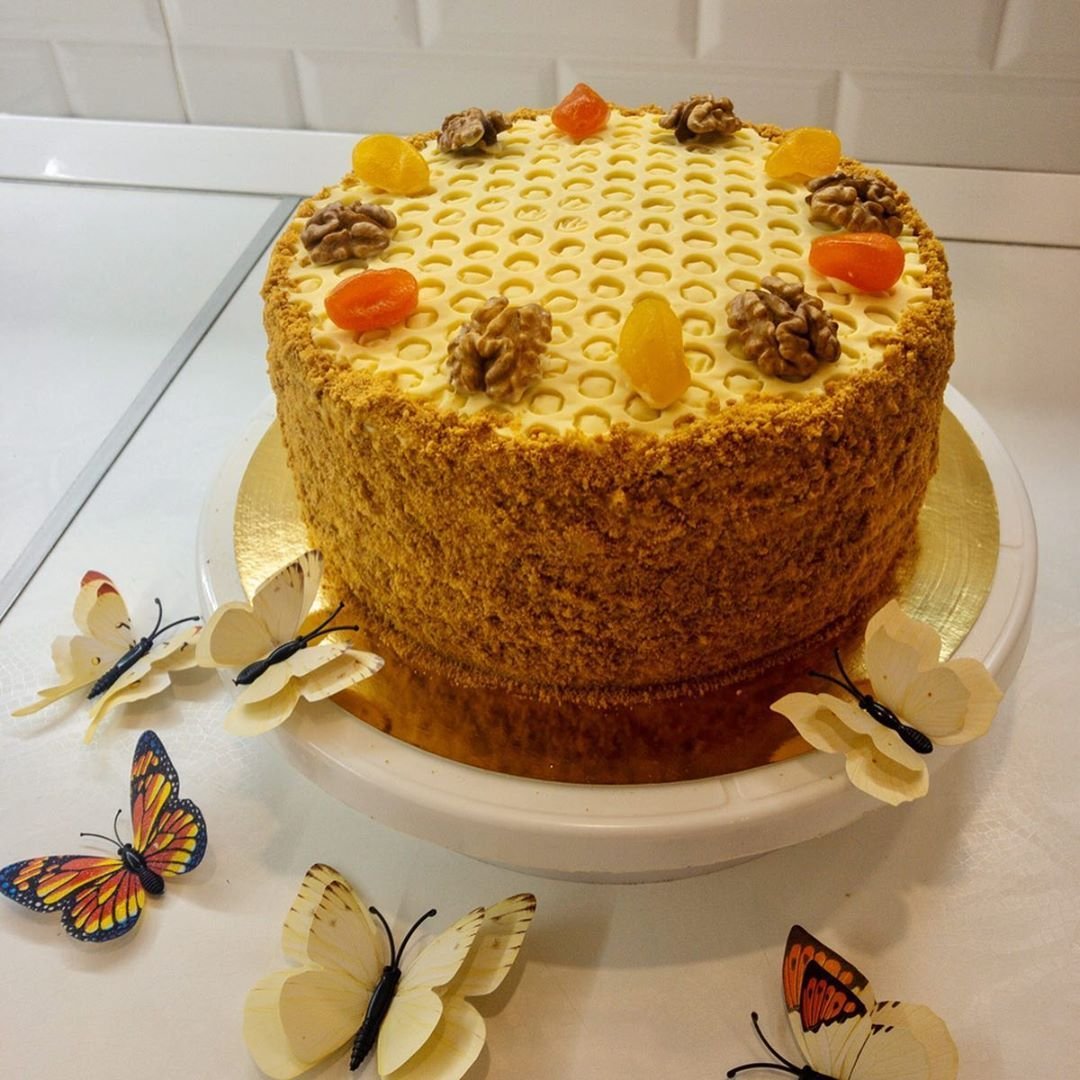 Торт медовик на день рождения фото