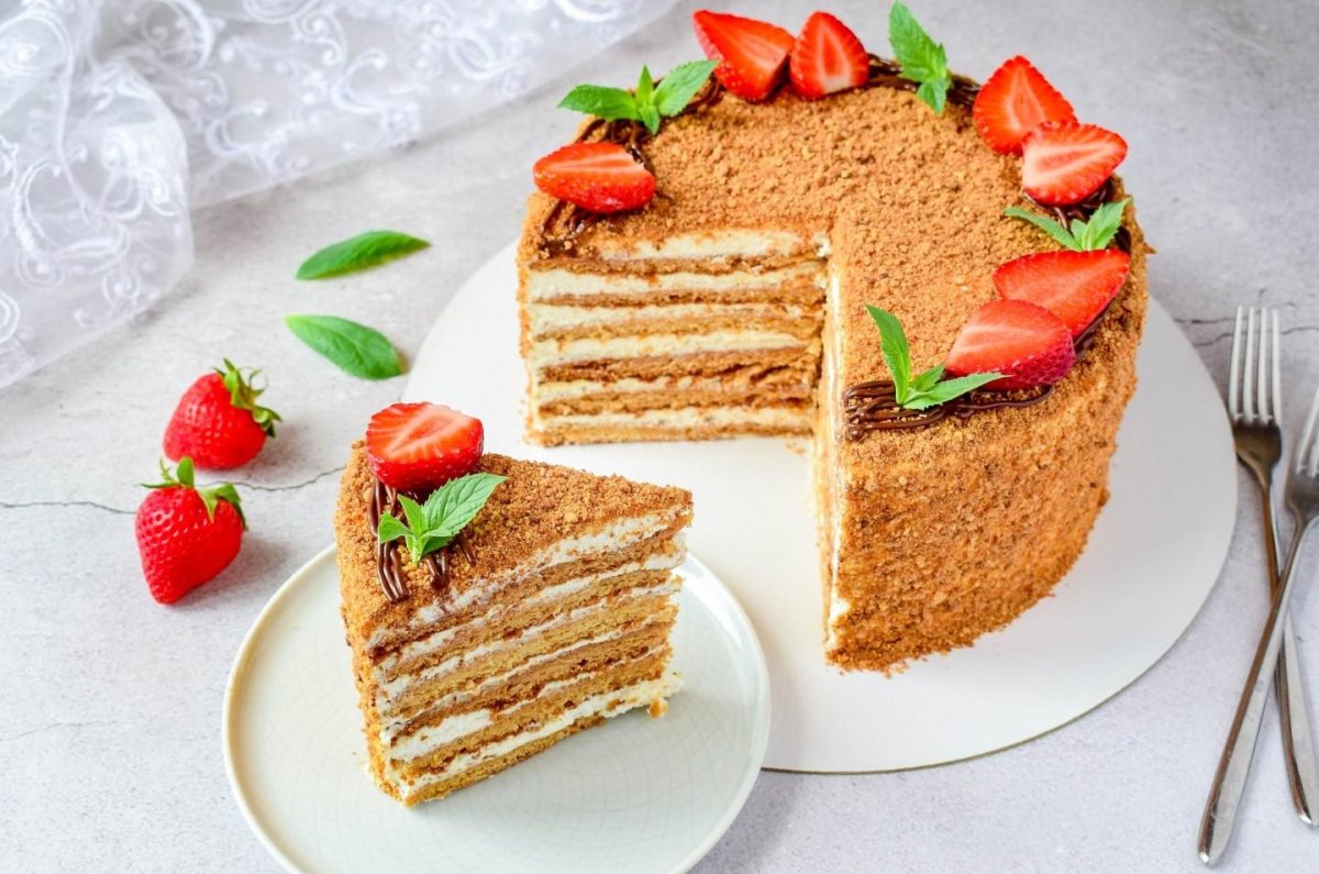 Рецепт медовый торт классический с фото